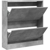 Furnova Omarica za čevlje betonsko siva 80x21x87,5 cm inženirski les, (21955618) | Shoptok.si