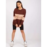 FANCY Sweatshirt-FA-BL-7629.19P-dark brown | Shoptok.si