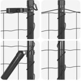 Euro Ograđivanje Ukop 50 x 0,4 m Čelik premazan PVC-om Siva | shoptok.hr