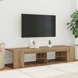TV ormarić s LED svjetlima Artisan hrast 90x39x30 cm | shoptok.hr