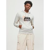 Jack & Jones Majica greige / lila / oranžna / črna | Shoptok.si