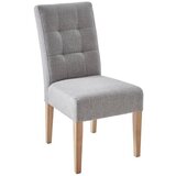 CARRYHOME stol, les, tekstil siva Cene
