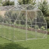  Kavez za kokoši 2,5x8x2,25 m pocinčani čelik | shoptok.hr