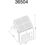 Globo 36504 - LED prigušiva solarno svetlo sa senzorom 8W/5V 3000/4000/6500K IP65 | Eponuda.com
