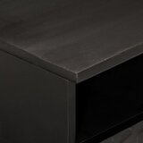  Stolić za kavu crni 80 x 54 x 40 cm od masivnog drva manga | shoptok.hr