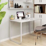  Računalniška miza bela 110x60x73 cm iverna plošča, (20640718) | Shoptok.si