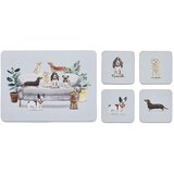 Cooksmart ® Pogrinjki in podstavki v kompletu 8 ks Curious Dogs – | Shoptok.si