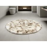  Okrugla Prostirka za kupatilo fi 100cm Bež/Braon boja ( VLK000198-bezbraonboja ) Cene