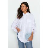 Trendyol Shirt - White - Relaxed fit Cene