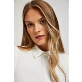 Marisse Shirt With A Decorative Pearl Collar | shoptok.hr
