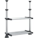  Kuhinjska polica 50 x 25 x (50 - 70) cm aluminijska | shoptok.hr