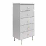 CosmoLiving by Cosmopolitan Svetlo siva visoka komoda 70x141 cm Elizabeth – | Shoptok.si