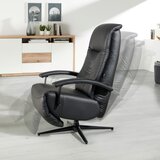 Cantus POČIVALNIK, črna, barve aluminija kovina, tekstil, usnje | Shoptok.si
