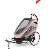 Cybex Gold® cybex® višenamjenska biciklistička prikolica zeno™ bike 2v1 silver pink | shoptok.hr