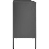 vidaXL Komoda antracit 105 x 35 x 70 cm od čelika i stakla | shoptok.hr