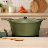 Cookut Kozica s pokrovom Incredible Cocotte 33cm / zelena / ovalna / aluminij, (5000198680) | Shoptok.si