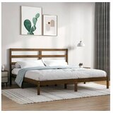  Okvir Za krevet od masivne borovine boja meda 200 x 200 cm | shoptok.hr