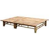  Ležalnik za 2 osebi z blazinami bambus, (20662856) | Shoptok.si