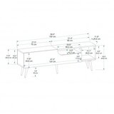 Hanah home alba atlantic pine anthracite polica za tv | ePonuda.com