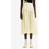 Desigual Suknja žuta | shoptok.hr