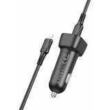 Borofone AUTO PUNJAČ BZ28 TROPHIE - TYPE-C - PD 30W 3A SA TYPE-C NA LIGHTNING KABEL CRNI | shoptok.hr