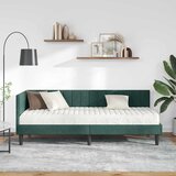  Kutni krevetni okvir s madracem 2 kom. Zelena Baršun | shoptok.hr