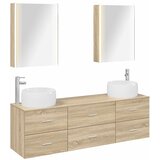  Set namještaja za kupaonicu 5 kom. Hrast sonoma | shoptok.hr
