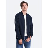 Ombre Men's bomber jacket with decorative zips on sleeves AMSTERDAM | Eponuda.ba