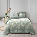 Douceur d intérieur Zelena bombažna posteljnina za zakonsko posteljo/podaljšana 240x220 cm Nymea – | Shoptok.si