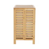 Kondela Košara za perilo, naravni bambus/bela, MENORK | Shoptok.si