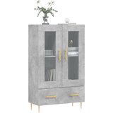  Visoka komoda boja betona 69,5 x 31 x 115 cm konstruirano drvo | shoptok.hr