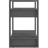 Ormarić za knjige / pregrada sivi 60x35x57 cm od borovine | shoptok.hr