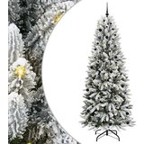 vidaXL Umjetno božićno drvce s stalakom Bijelo 93 x 93 x 240 cm | shoptok.hr