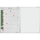 magnetoplan Planer prisotnosti in odsotnosti, ŠxV 450 x 600 mm, za 30 zaposlenih | Shoptok.si