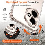 Techsuit Shockproof Clear Silicone prozirna maskica otporna na udarce za Honor 400 Pro | shoptok.hr