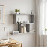  Polica na zidu Siva Sonoma 80 x 15 x 50,5 cm Konstruirano drvo | shoptok.hr