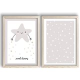 Wallity Otroške slike v kompletu 2 ks 38x53 cm Sweet Dreams – Wallity Cene