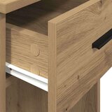 vidaXL Tower stalak za računalo s ladicom boja hrasta 35x45x77 cm | shoptok.hr