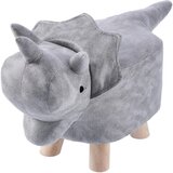 Ad trend Otroški stolček, tabure nosorog 65x27x33cm / tekstil, les, (21318152) | Shoptok.si