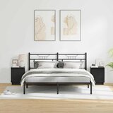  Noćni ormar 2 pcs Crni hrast 39 x 34,5 x 50 cm | shoptok.hr