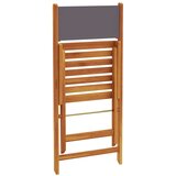 vidaXL 3-dijelni bistro set od tkanine i masivnog drva antracit | shoptok.hr