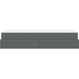 vidaXL Konstrukcija postelje Temno siva 100 x 200 cm blago | Shoptok.si