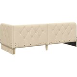 Kutni okvir kreveta Krema 80 x 200 cm tkanina | shoptok.hr