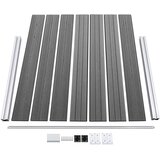  Set panela za ogradu WPC 699 x 146 cm sivi | shoptok.hr