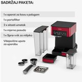 Klarstein aparat za kavu 1,8 l s pjenilicom za mlijeko, aparat za kavu s polugom 20 bara, mali aparat za mljevenu kavu snage 1350 w, aparat za kavu barista za ice cafe cappuccino latte espresso | shoptok.hr