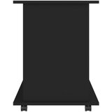 vidaXL Ormarić s kotačima crni 60 x 45 x 60 cm od iverice | shoptok.hr