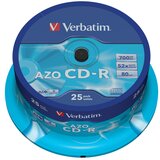 Verbatim CD Disk 700 MB, 80min, 52x, Crystal 25kom | shoptok.hr