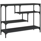 Maison Chic konzolna miza - miza ob steni črna 100x30x75 cm inženirski les, (21786551) | Shoptok.si
