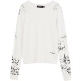 Desigual Pulover crna / bijela Cijene