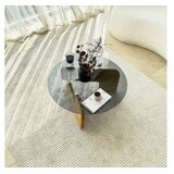 Hanah home Club sto Mia, 75x35x75 cm, Smeđa | Eponuda.ba